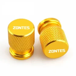 Motorcycle Accessories Tire Valve Stem Cover Caps - Set of 2 (Gold)