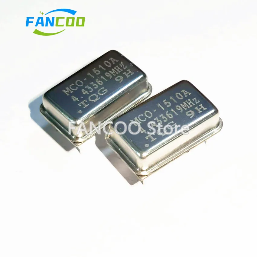 5PCS 4.433619MHZ 4.433M Crystal Oscillator Active OSC DIP-4 Rectangle Full Size 3.3V 5V 4.433619M 4.433619