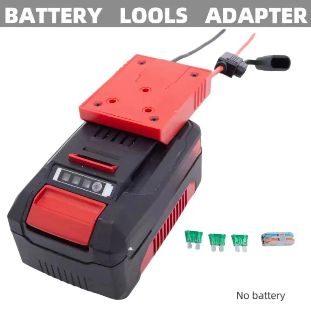 Battery Converter for Einhell   for Ozito 18v Li-ion Battery Cable Connector Output Adapter Adaptor Plug DIY Accessories battery diy adapter for greenworks 24v lithium battery converter power tool connector diy 14awg battery not included