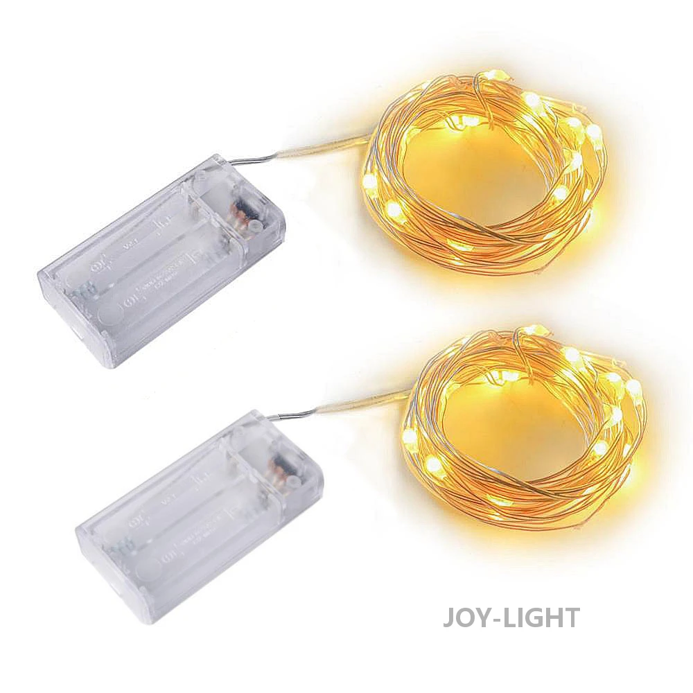 Battery powered 5m LED light bar Copper Wire stopper bar DIY Birthday Wedding Party Decoration 10 PCS led string lights decorative lights string lights led fairy lights