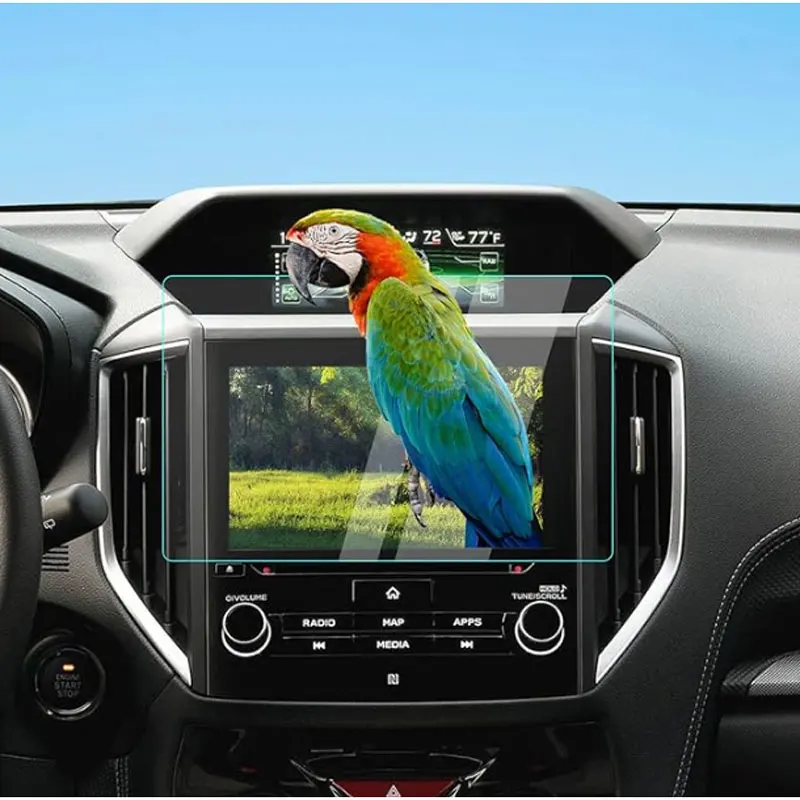 

for Subaru Impreza Crosstrek Forester 8 inch Car GPS Navigation Tempered glass Protective Film 2019 -- 2022 center screen