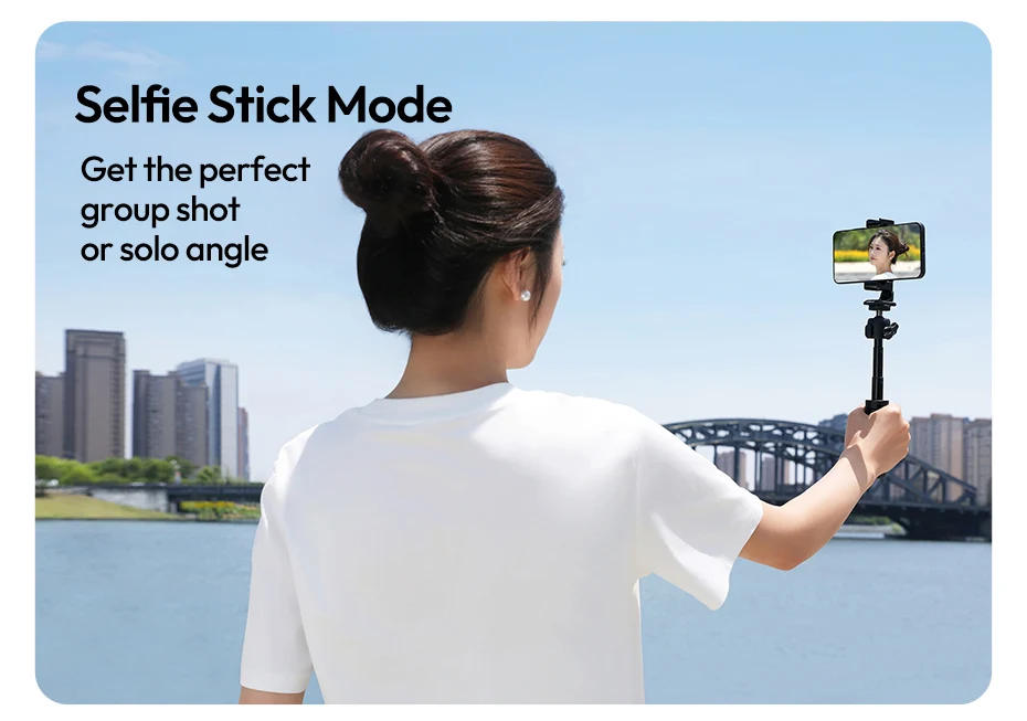 ClipMate Tripod Selfie Stick Desktop Tripod Hand-Held Tripod Stand for Smartphon