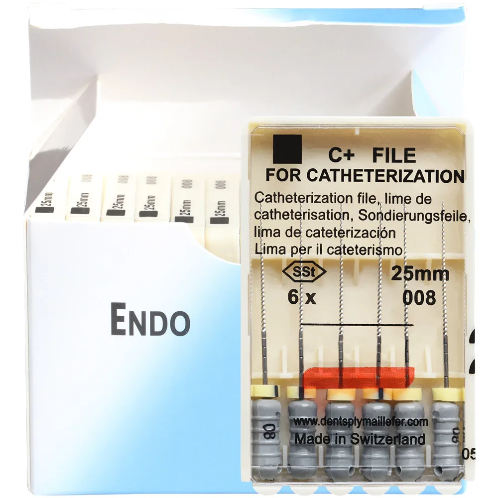 10 Packs Dental C+ FILE For Catheterization 21/25/31mm SSt Endo Root Canal C Files Hand Use Endodontic Dentistry Lab Products 4