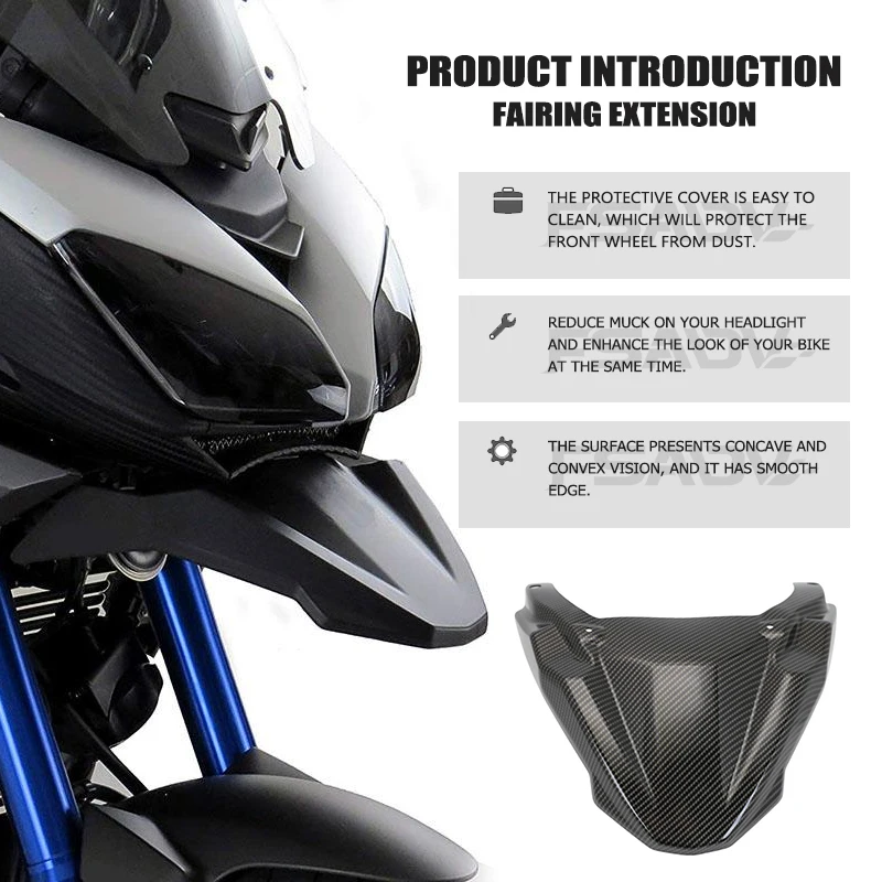 Motorcycle Front Fender Beak Cowl Guard Extension