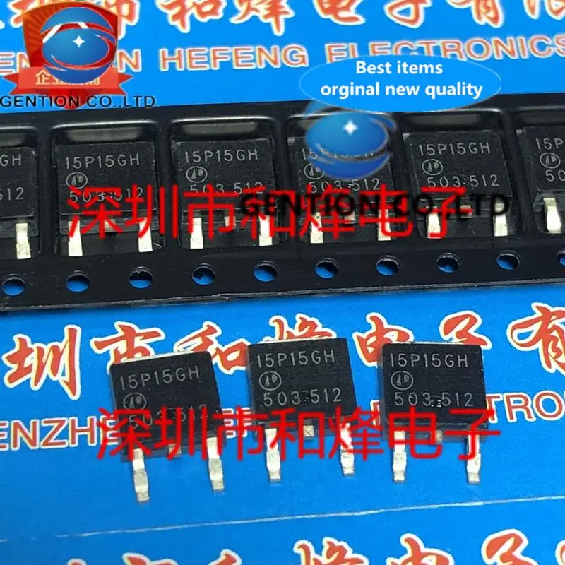 

10PCS 15P15GH AP15P15GH-HF TO-252 -140V -15A в наличии 100% новый и оригинальный