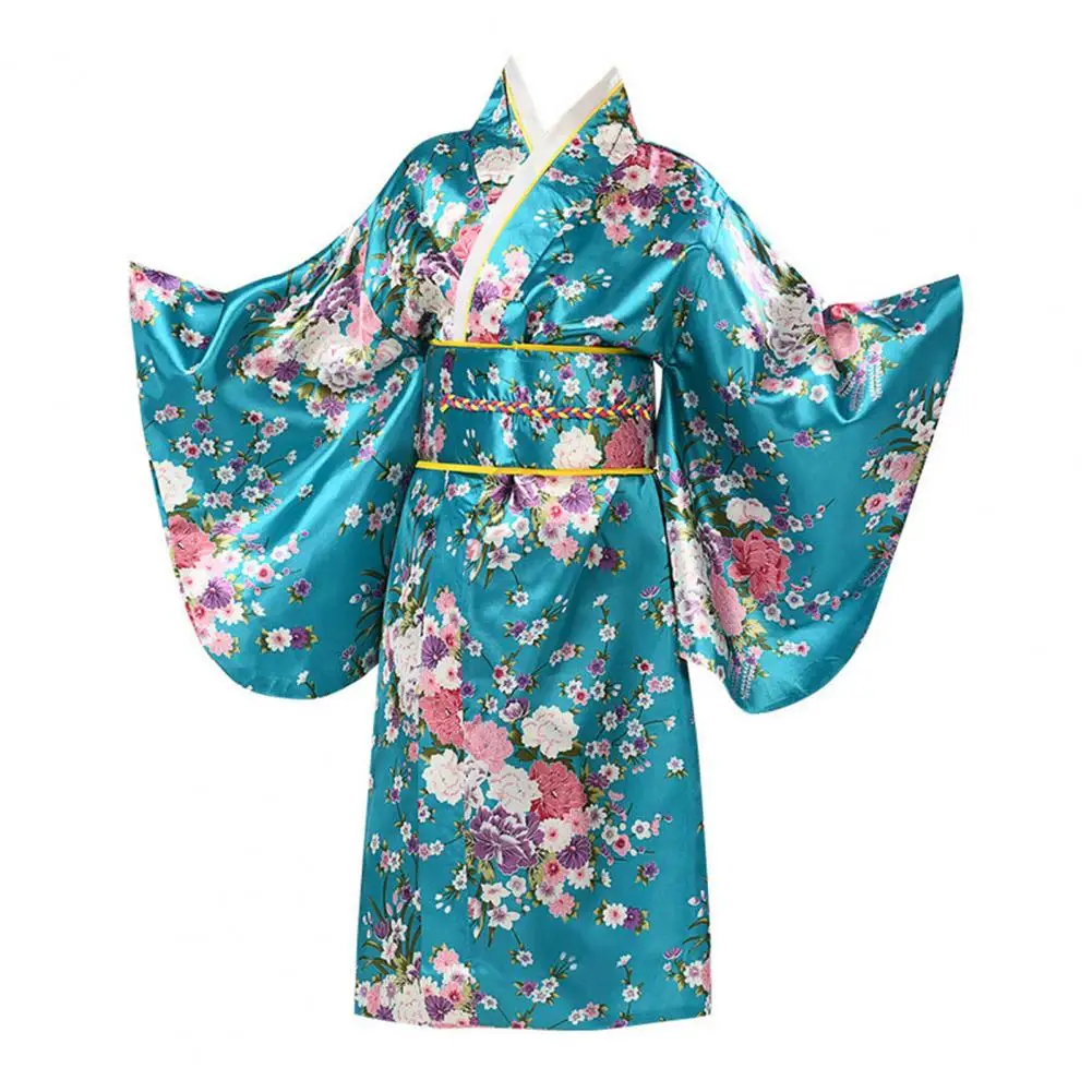 Japanese kimono Girls' Cosplay School Performances Traditional Elementary Sets