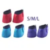 Horse Bell Boots Equestrian Accessories Lightweight Protective Shock Absorbing 4