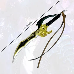 Solo Leveling Sung Jinwoo Dagger Collectible Alloy Ornament - Anime Cosplay Prop and Decorative Accessory Gift (YELLOW)
