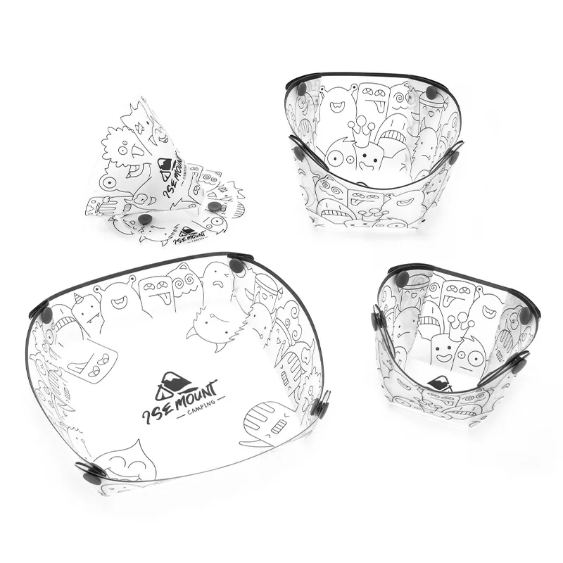 Lightweight Folding Camping Tableware – Portable Bowl, Plate, Cup & Funnel 6