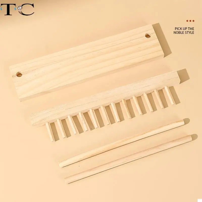 Spot All Solid Wood Necklace Display Rack Jewelry Rack Sweater Chain Rack Necklace Live Stand Props Display Rack