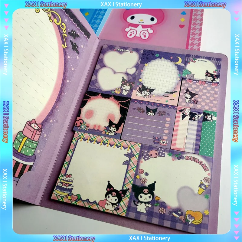 

Sanrio Kawaii Stationery Supplies Notebook Sticky Notes Office Accessories Notepads Notepad Cute Korean Stationery Kawai Gift