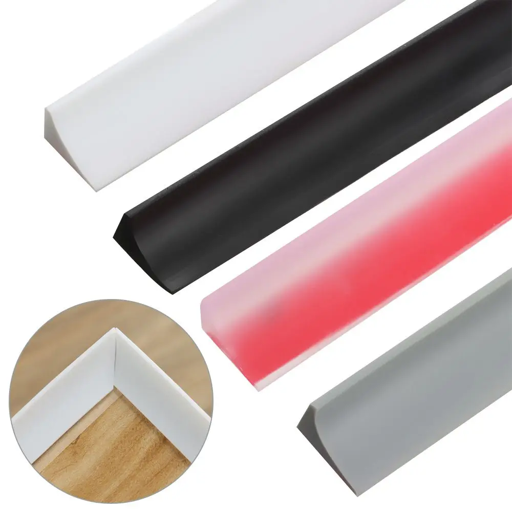 Silicone Self-Adhesive Bathroom Water Stopper Water Retaining Strip Bendable Door Bottom Sealing Strip Shower Dam Floor Barrier Silicone Self-Adhesive Bathroom Water Stopper Water Retaining Strip Bendable Door Bottom Sealing Strip Shower Dam Floor Barrier