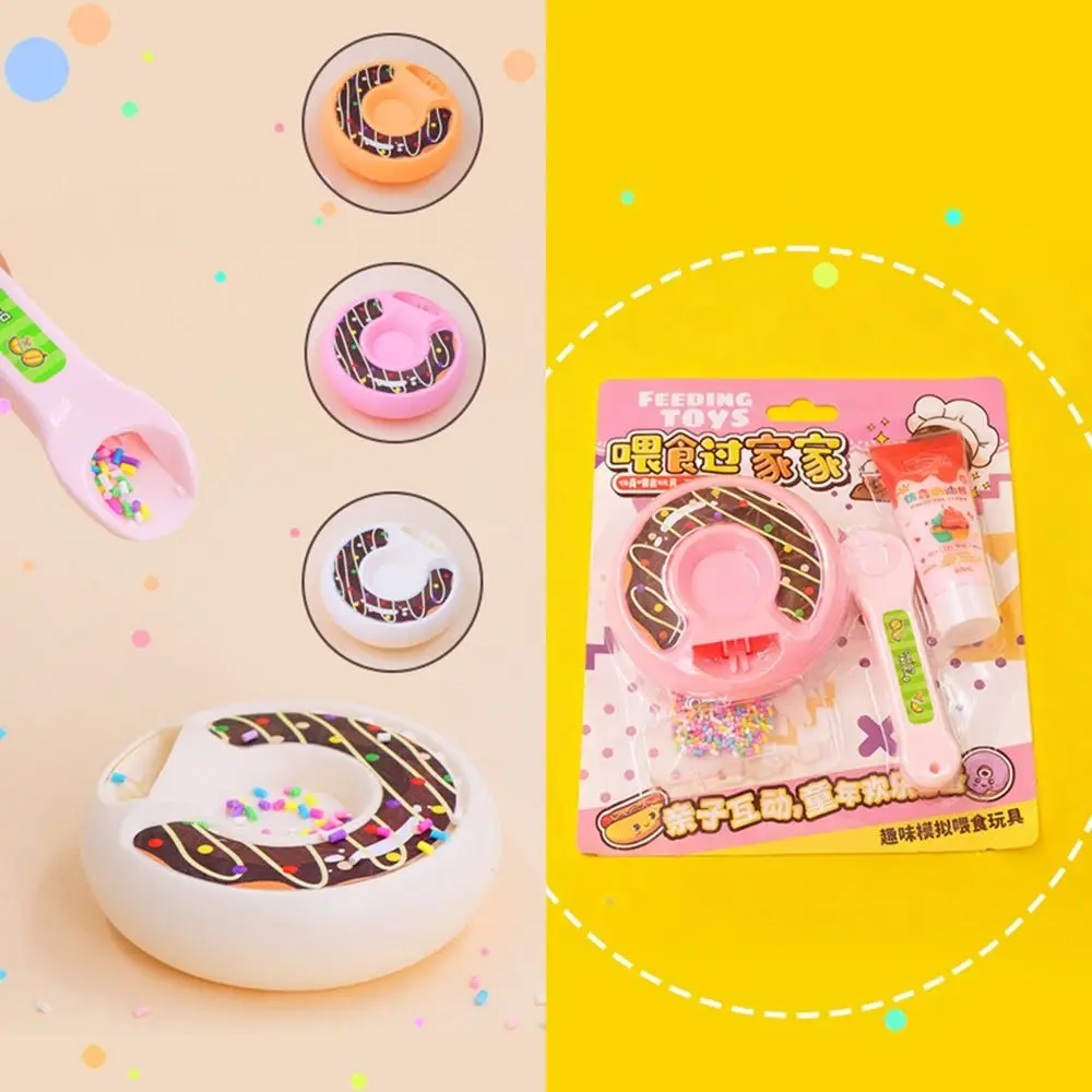 Kawaii DIY Donut Donut Food Feeding Simulation Cream Japanese Pudding Feeding Interactive Play Play House Early Education