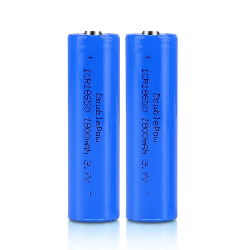 18650 2 pz 3.7 V Batteria Ricaricabile 1200 mah /1500 mah /1800 mah /2000 mah /2200 mah /2600 mah /3400 mah Batteria Al Litio Li-po A Punta - immagine 4