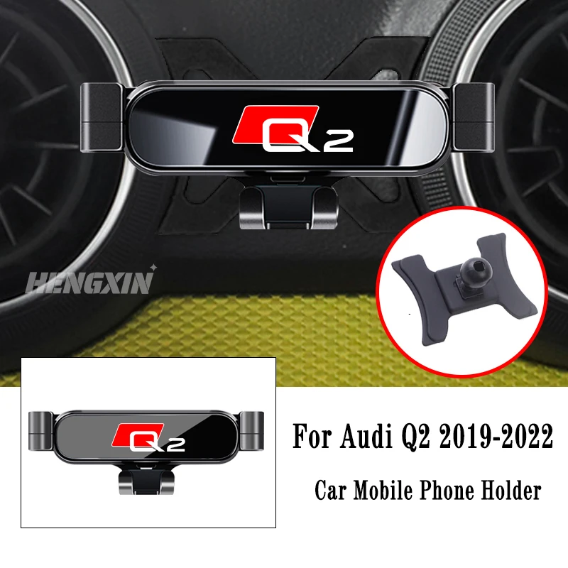 Car Mobile Phone Holder For Audi Q2-Air Vent Mounts Stand GPS Gravity Navigation Bracket Car Accessories phone holder mobile phone holder