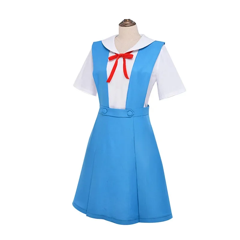 Neon Genesis Evangelion Asuka Langley School Uniform Cosplay Costume