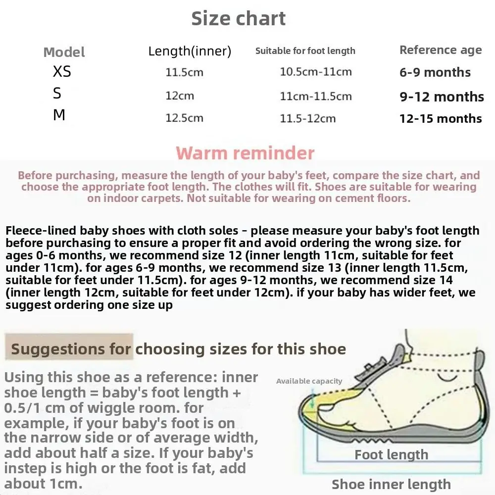 New Winter Warm Newborn Shoes Soft Slipper Infant Girls Boys Toddler Crib Boots Comfortable Anti-Slip Socks Girls Boys