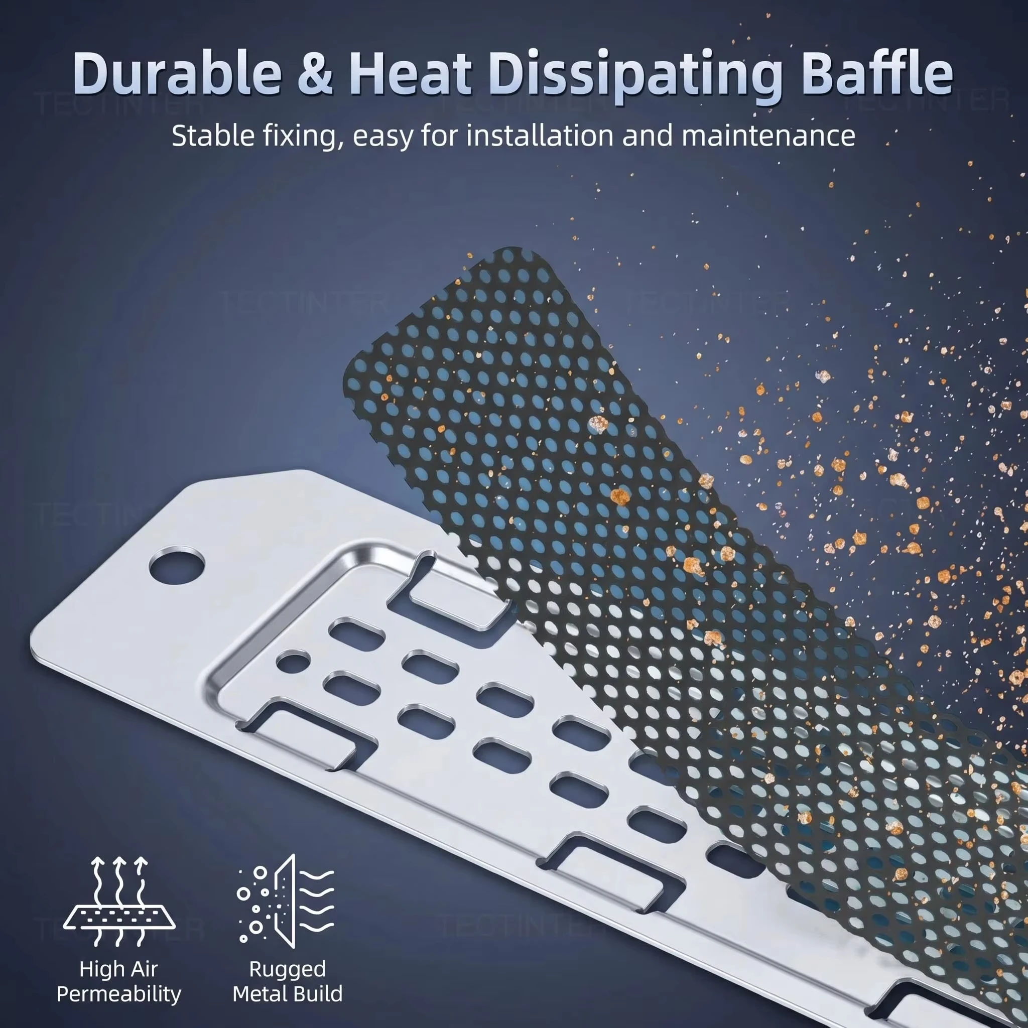 Aluminum SSD Heatsink with Dust Cover and Breathable Design for Enhanced Heat Dissipation