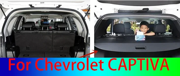 

Telescopic Luggage Compartment Partition Stretch Tailgate Partition Protection Car styling For Chevrolet CAPTIVA 2010-2017