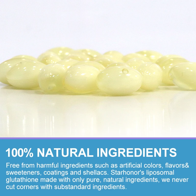 Glutathione Capsules -400mg Glutathione Liver Supplement Vitamin C- For Skin Tone, Glowing Skin, Gluten Free, Whitening Skin