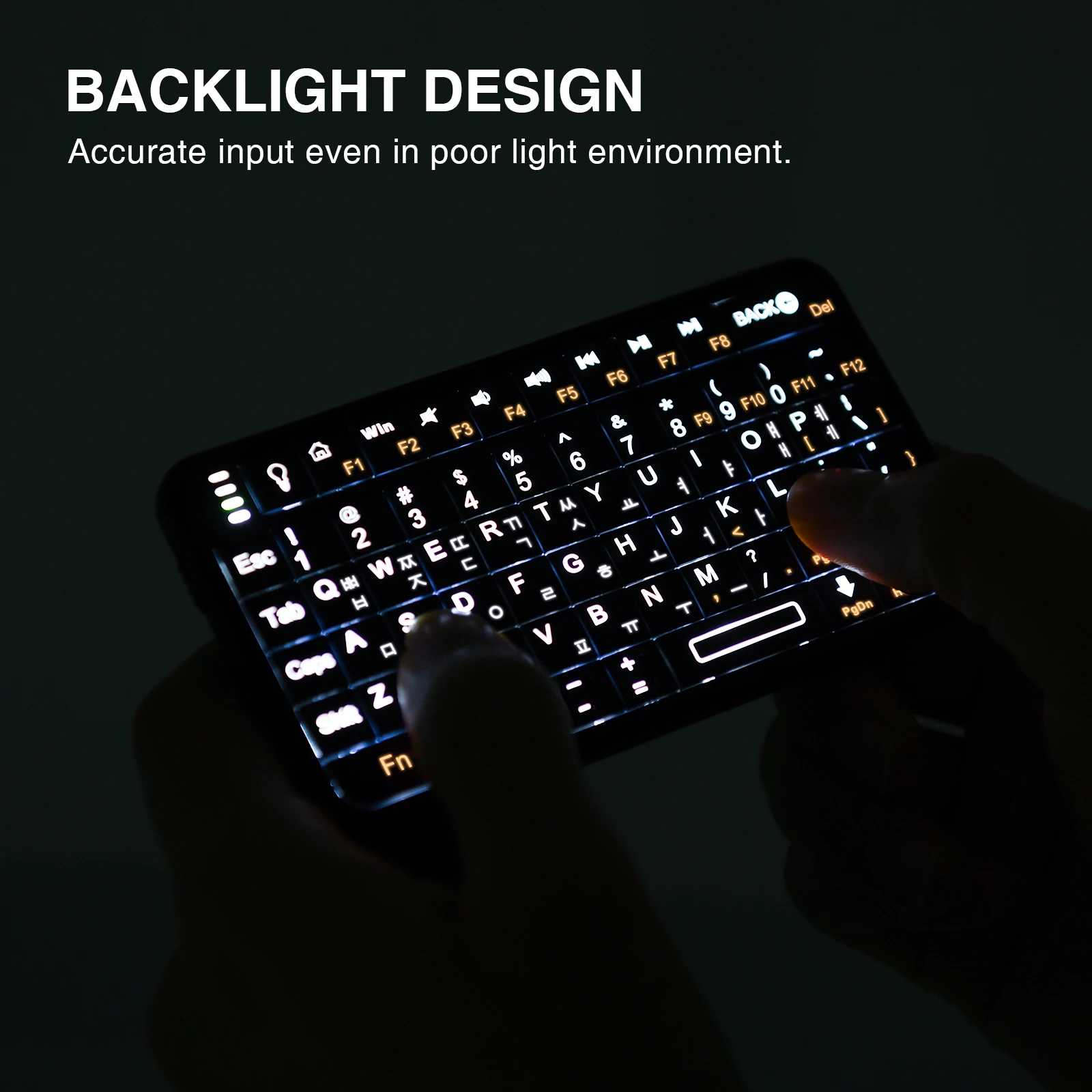 Slim Wireless Bluetooth Keyboard with Rechargeable Battery - Multilingual Layout