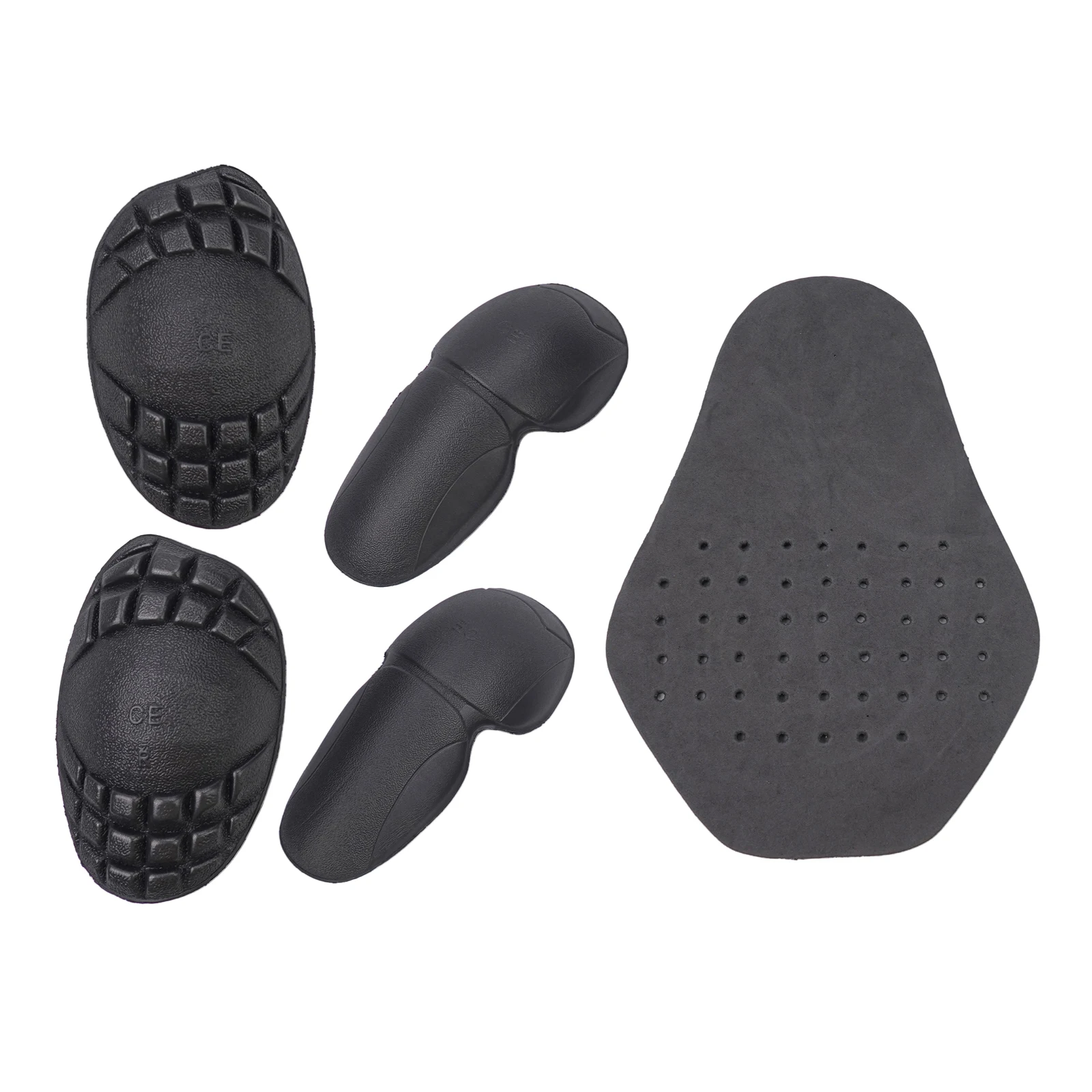 5PCS Motorrad Fahrrad Reiten Jacke Reiten Kleidung EVA Wärme-gepresst Schulter Pads Zurück Ellenbogen Schulter Rüstung Einsatz Schutz – Detail 24