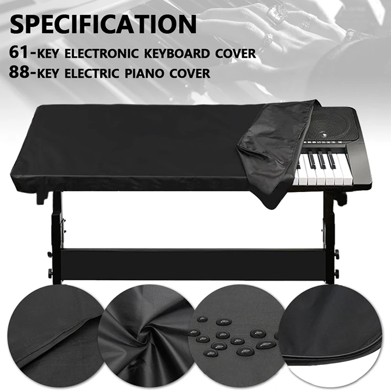 61/88 Keys Piano Keyboard Covers Piano Keyboard Stretchable Dust Proof