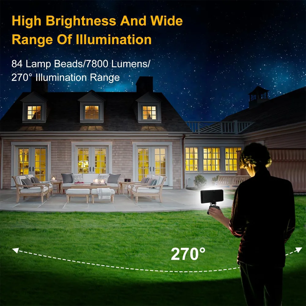 For Makita/Dewalt 18V Li-ion Battery LED Work Light 4/5/8 inch Flashlight Portable Emergency Flood Camping Lamp Practicality Led Flashlight Led Work Light Work Light