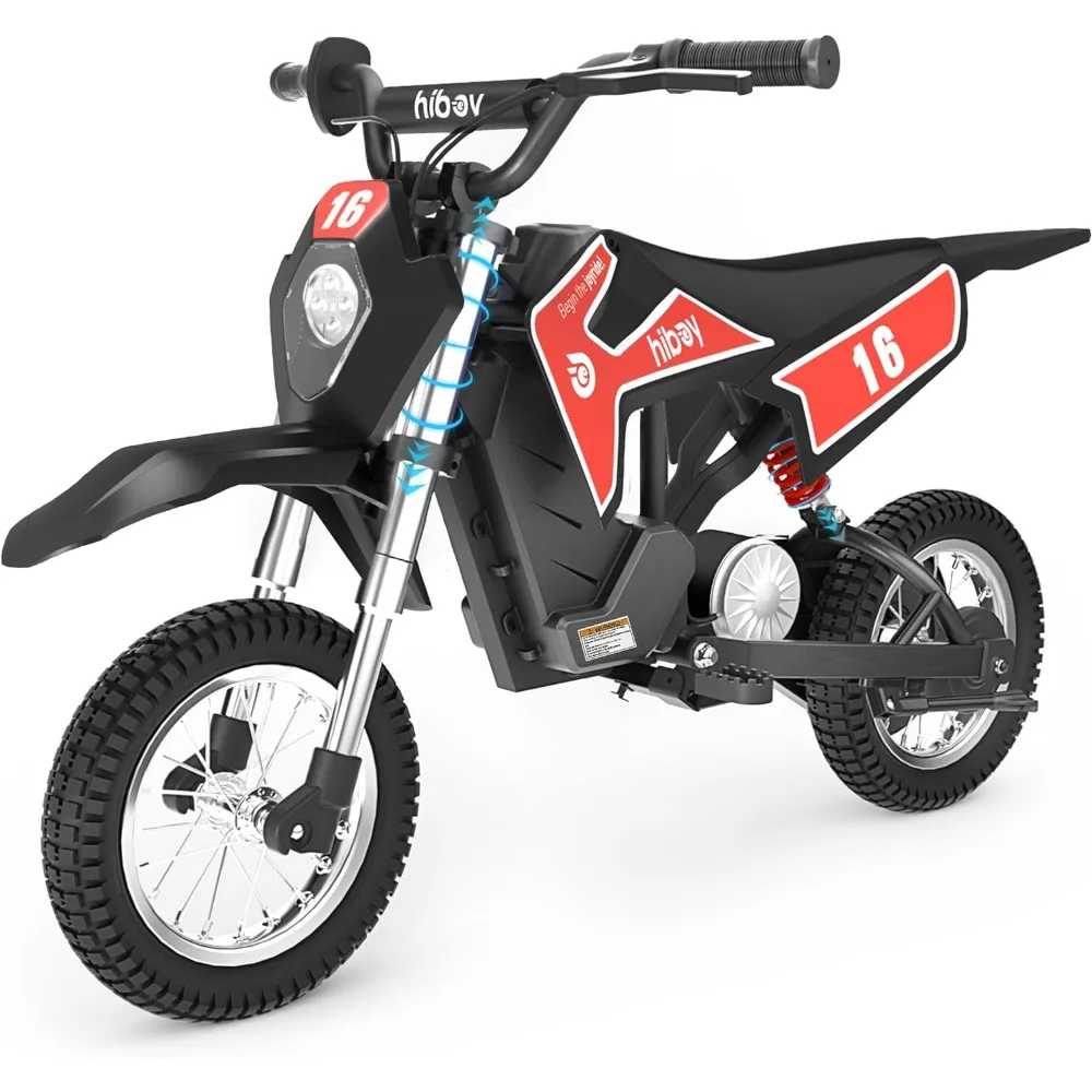 

DK1 36V Electric Dirt Bike,300W Electric Motorcycle - Up to 15.5MPH & 13.7 Miles Long-Range,3-Speed Modes Motorcycle