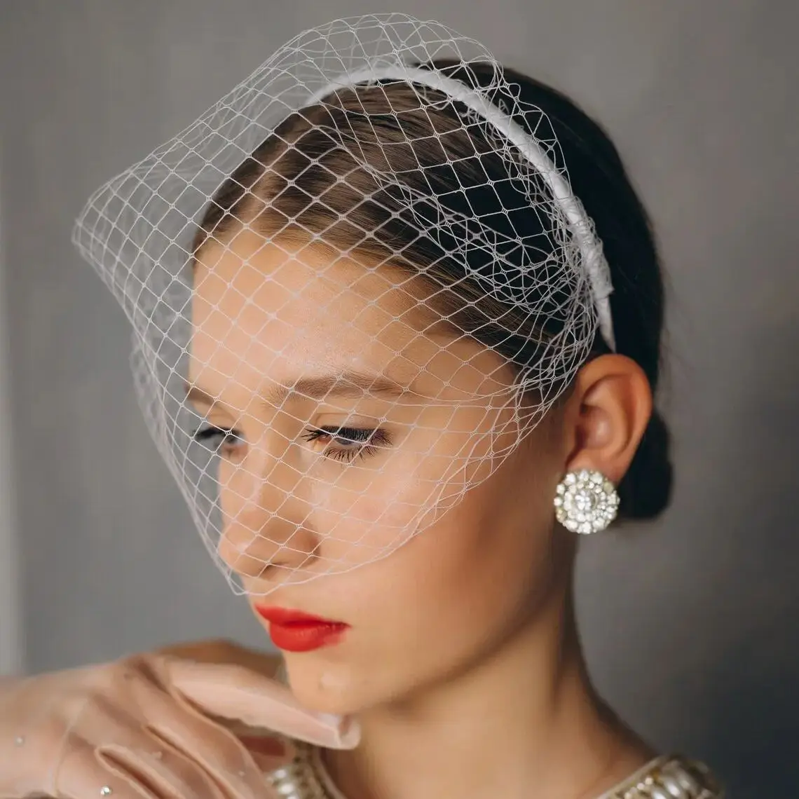 Bridal Veil Short Detachable For Wedding