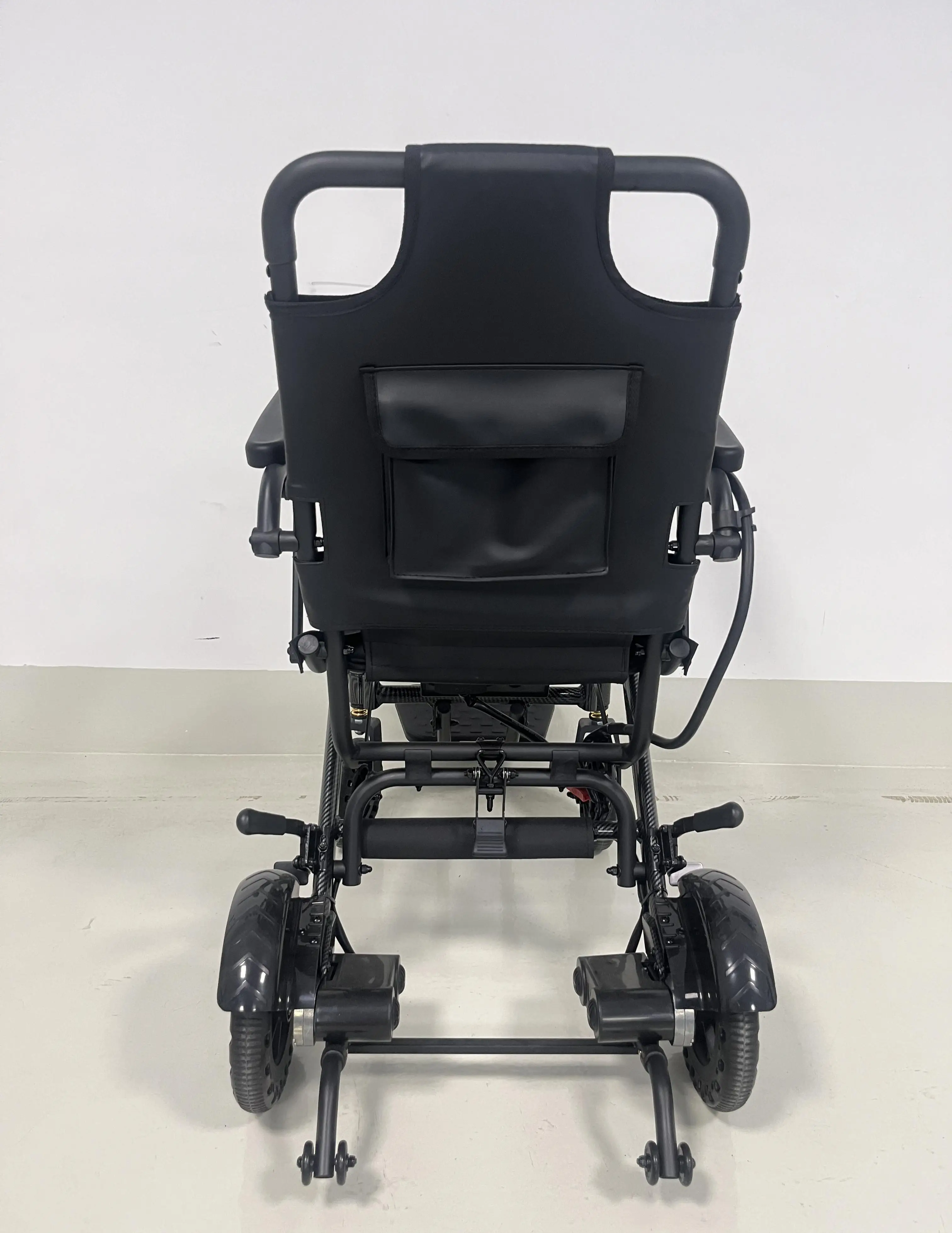 Electric Wheelchair Aluminum Lightweight Foldable Wireless Remote Control Brushless Motor Carbon Transfer Shock-absorbing 16.5KG