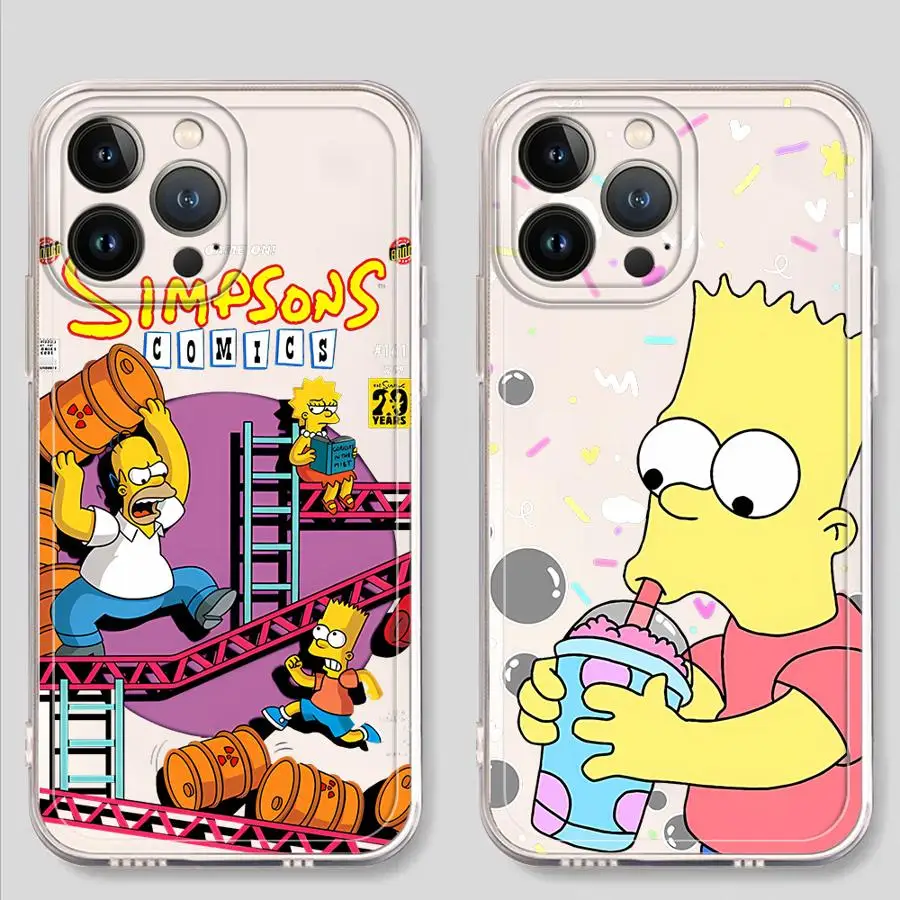 Cartoon The S-Simpsons Soft Phone Cover