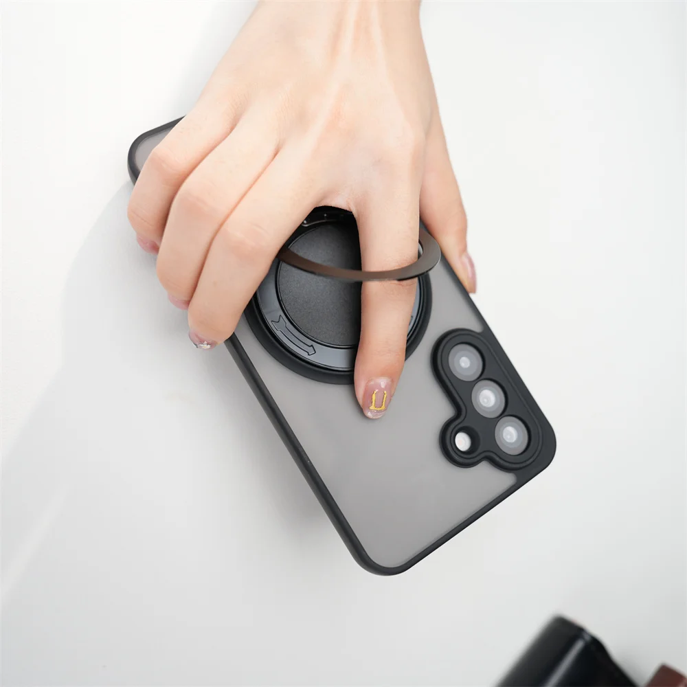 Magnetic 360° Rotating Stand Case with Enhanced Protection