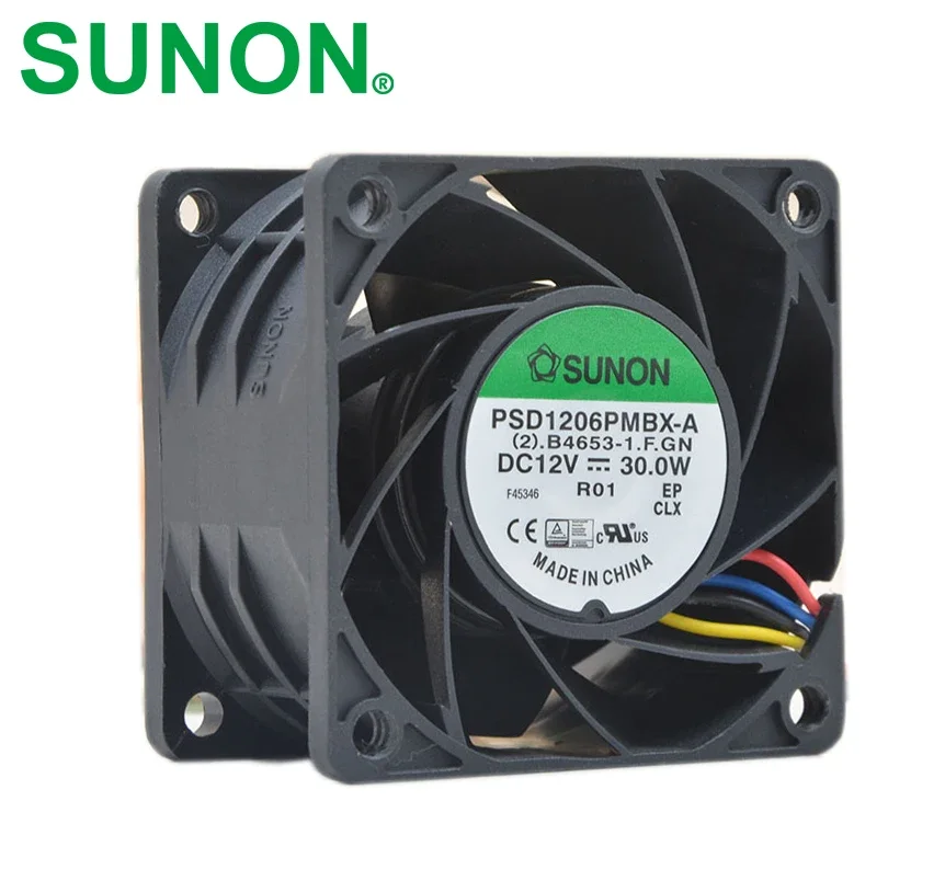 PSD1206PMBX-A 6038 6 см 30 Вт SUNON двойной шариковый вентилятор 6038 для Ant S7 S9 Shenma M3 источник питания, охлаждающий вентилятор, сверхжесткий ветер