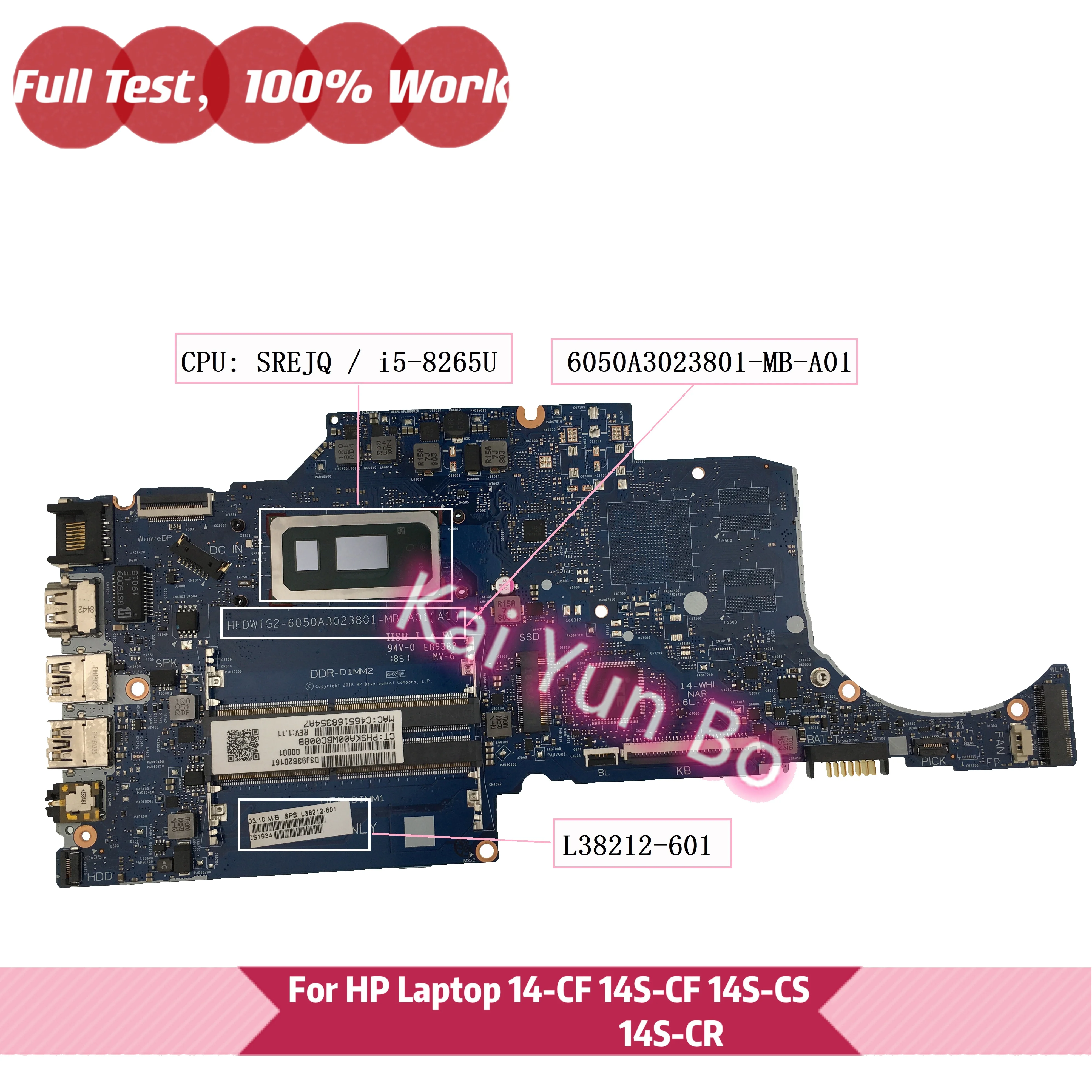 L38212-601-6050A3023801-L62279-601-TPN-I130-For-HP-14S-CF-14S-CR-14-CF ...