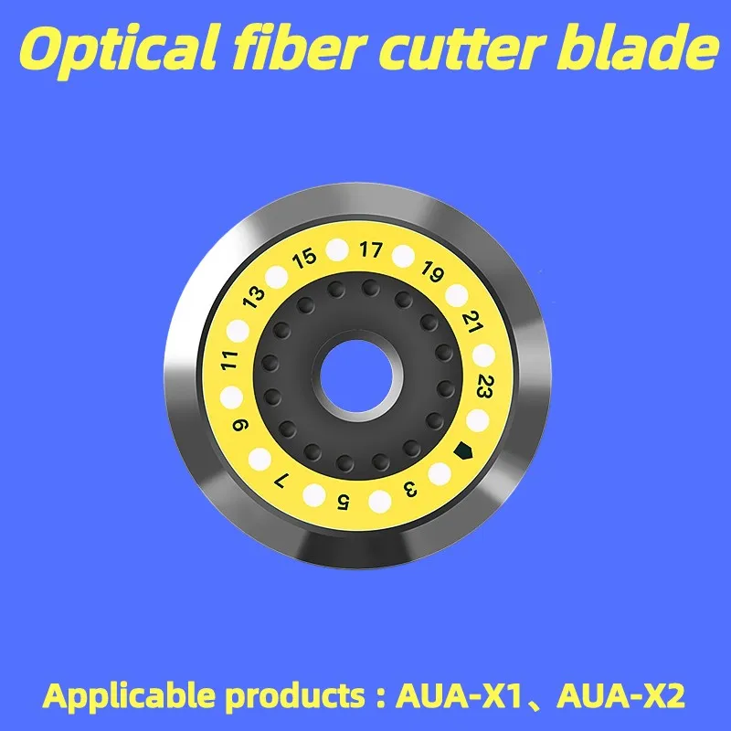 

AUA-X1 AUA-X2 Optical Fiber Cutter Blade Fiber Cleaver 24 Face Blade