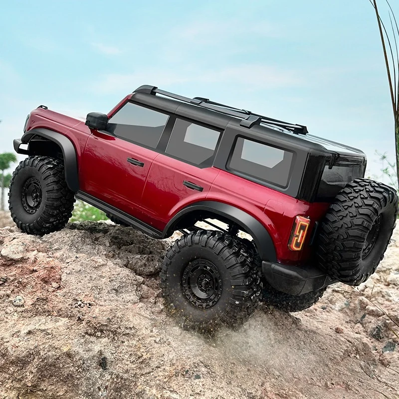HB R1003 R1001 New Upgraded Bronco Model RC Car Electric Winch Differential Lock 1:10 Climbing Car 4WD Off-Road Vehicle Toy Gift 5