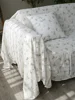 Korean-style Cotton Sofa Cover Blanket Sofa Towel  White lilacs for Living Room Furniture Decor Tapestry Couch Cover in Spring 3