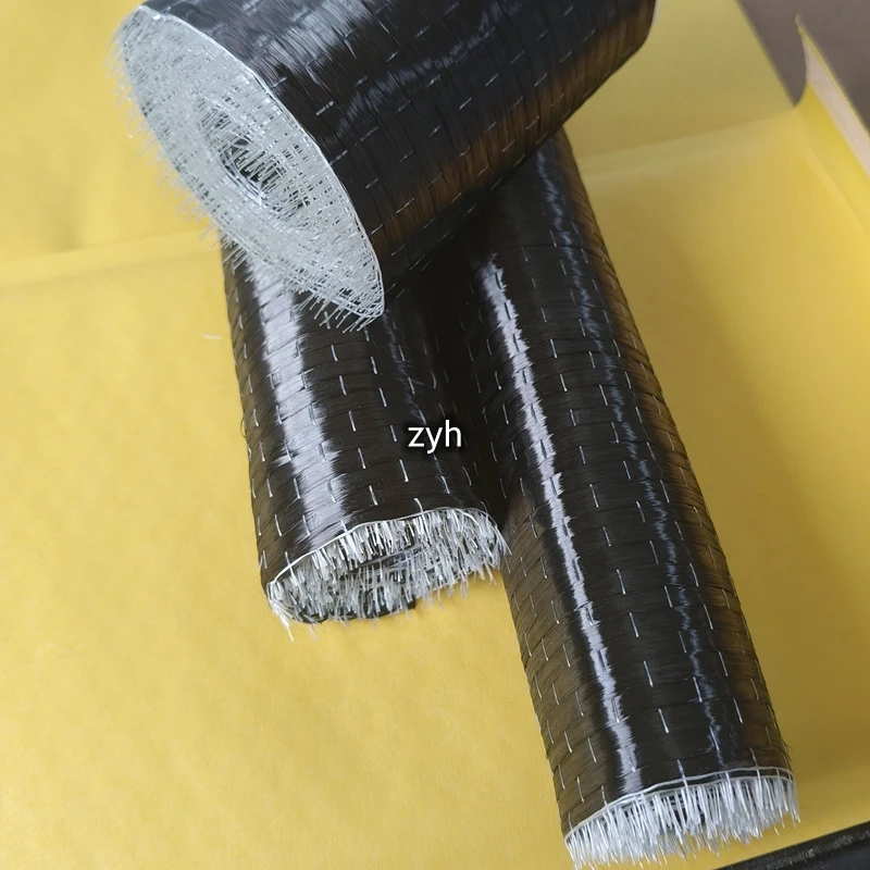 Carbon Fiber Unidirectional Fabric, 12K Weave, 200g/m² Reinforcement Cloth