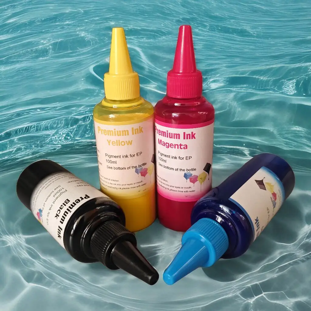 100ml/PC Pigment Ink 252XL 27XL T2711 T252 Refill Ink Cartridge For Epson WF7715 WF7710 WF7210 WF7110 WF7610 WF7620 WF3620 3640