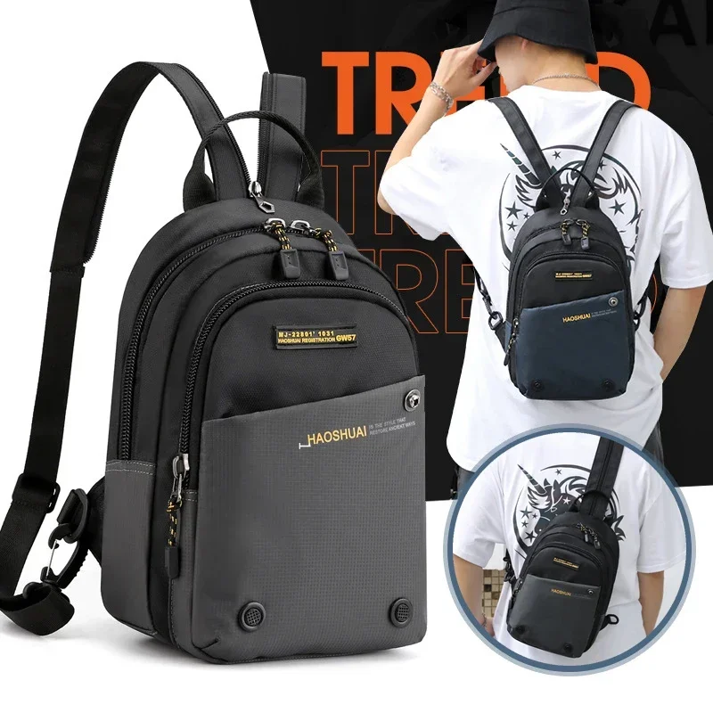 Nylon Multi Functional Casual Backpack for Men