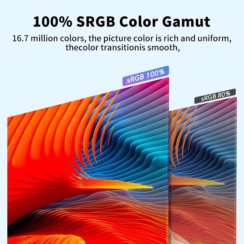 شاشة محمولة HGFRTEE مقاس 18.5 بوصة 100 هرتز RGB100...
