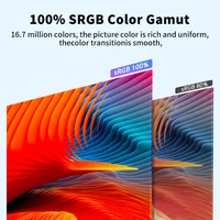 HGFRTEE 18.5inch Portable Monitor 100Hz RGB100% With VESA Hole & Back bracket Laptop Extended Display ADS-IPS HDR Screen 2