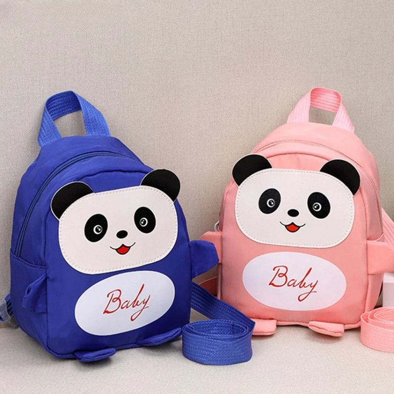 

Cute Cartoon Panda Baby Backpacks Toddler Preschool Kids Travel Kindergarten School Bags Children Anti-lost Mini Backpack
