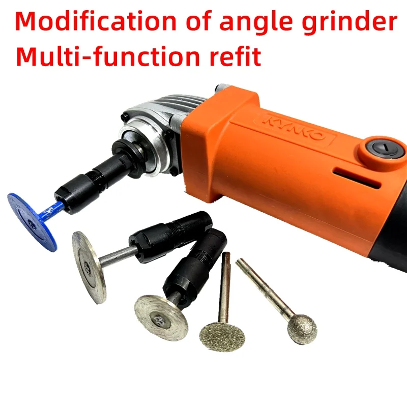 

6/3mm Angle Grinder Modified Adapter to Straight Grinder Chuck For 100-type Angle Grinder M10 Thread grinding,polishing,cutting