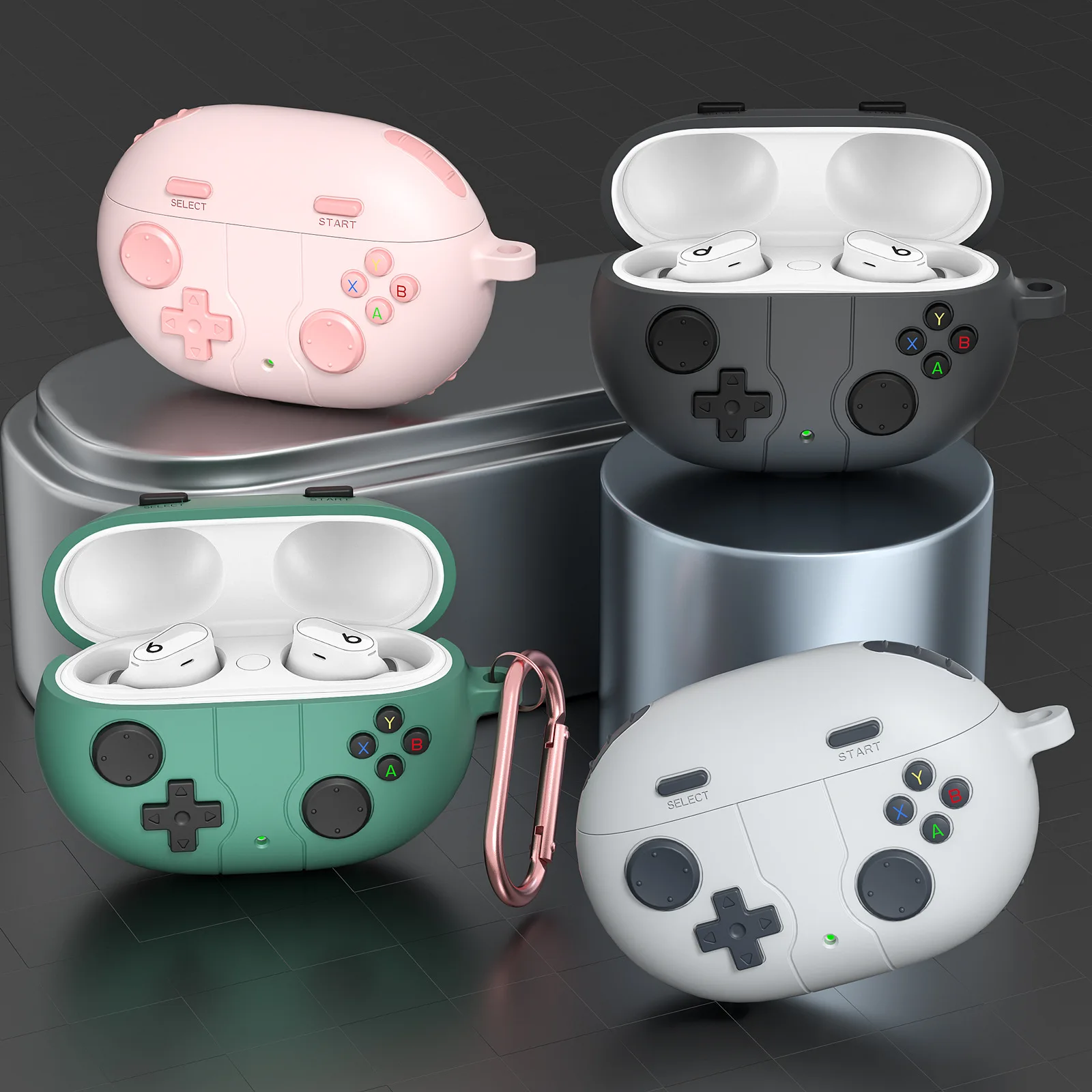 Custodia Di Lusso Per Beats Studio Buds Custodia Per Auricolari Custodia Antiurto Per Beats Studio Buds Plus + Custodie Con Accessori Portachiavi