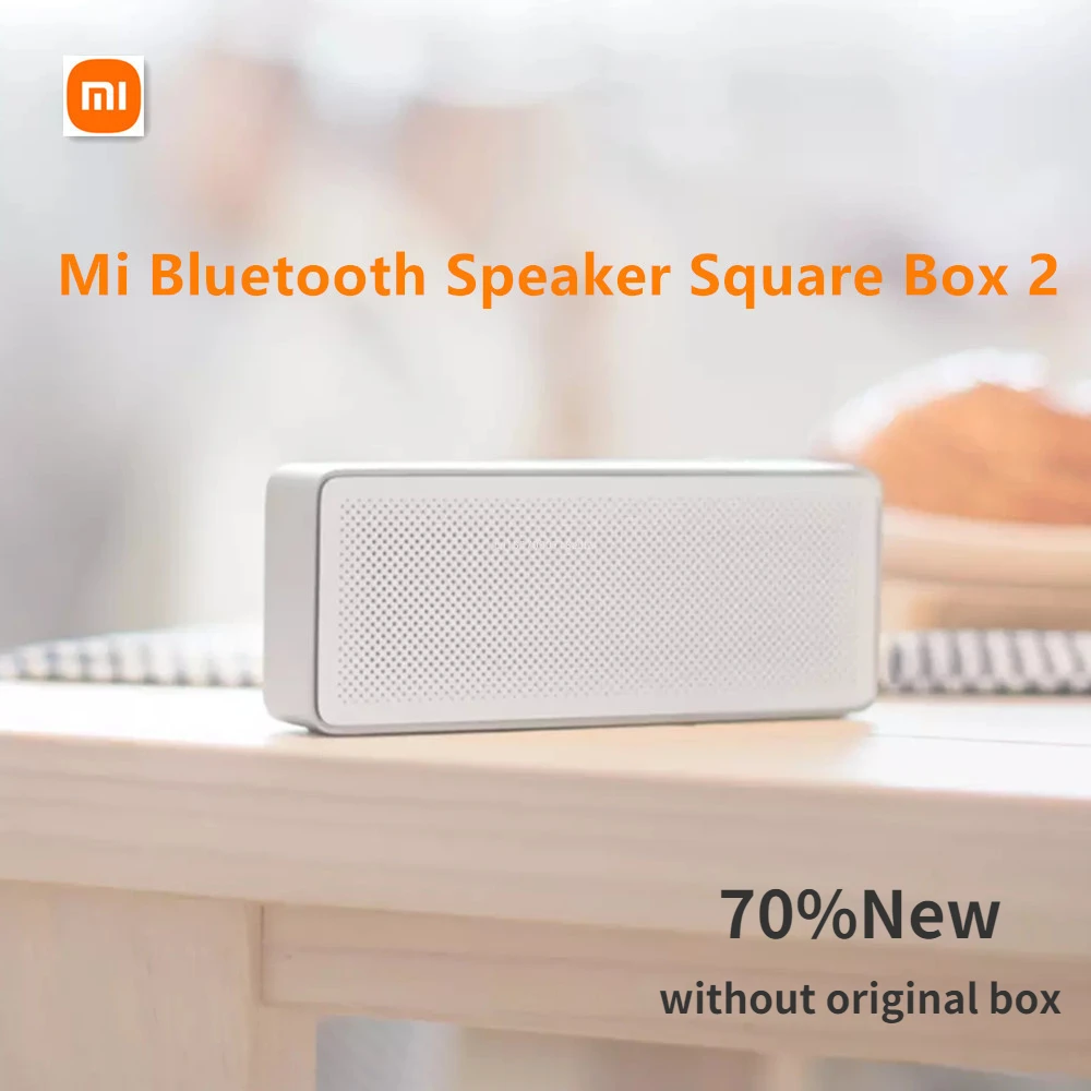 70% Nuovo Xiaomi Mi Bluetooth Square Box Speaker 2 Stereo Portable V4.2 Qualità Del Suono Ad Alta Definizione Per Smart Home Life No Box