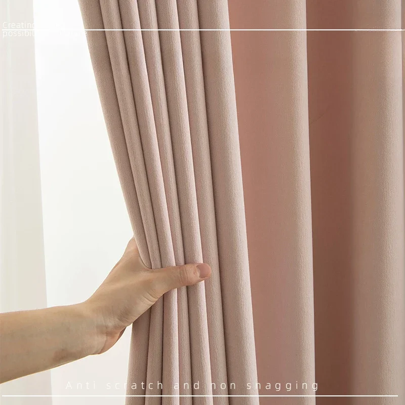 

Плотные бархатные шторы для малышей, шторы в стиле принцессы для дочери, гостиной, спальни, татами, Детские занавески для эркера, 1 шт.