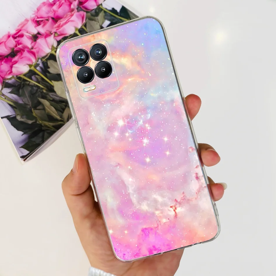 Fashion Flower Love Heart Soft Silicone Clear Phone Case Cover