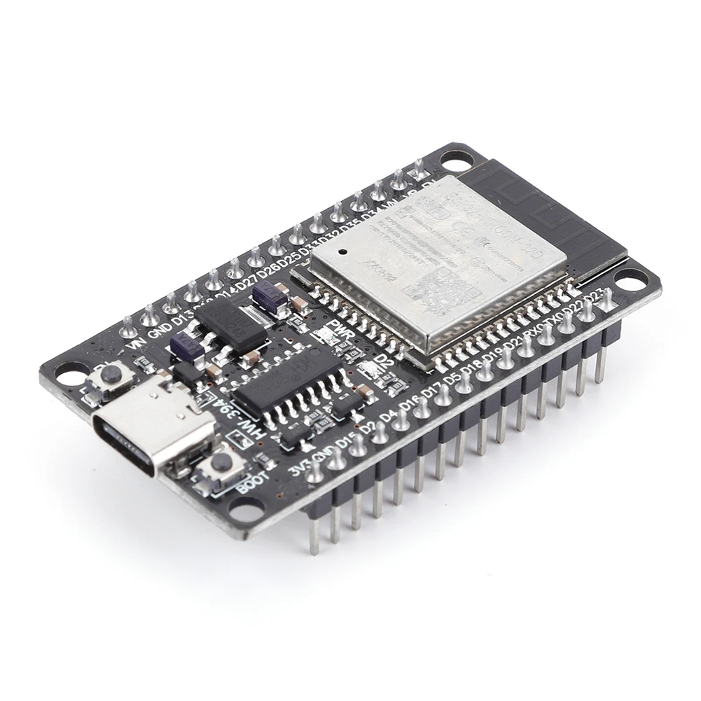 ESP32 module close-up